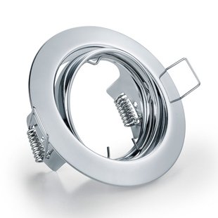 Trio Lighting Ronde inbouwlamp Jura in chroom