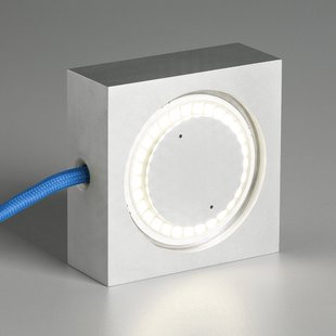 TECNOLUMEN Multifunctionele lamp Square met LED, blauw snoer TECNOLUMEN Multifunctionele lamp Square met LED, blauw snoer