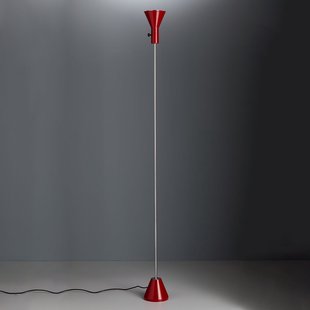 TECNOLUMEN Dimbare led vloerlamp Gru in rood TECNOLUMEN Dimbare led vloerlamp Gru in rood