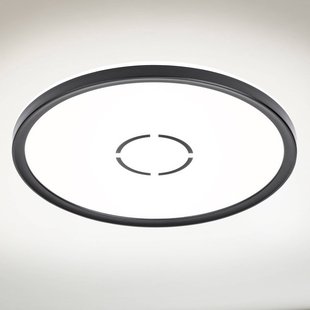 Briloner Gratis LED plafondlamp, Ø 29 cm, zwart