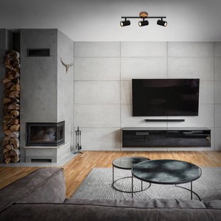 Briloner Wood & Style 2920 Plafondspot, 3-lamps