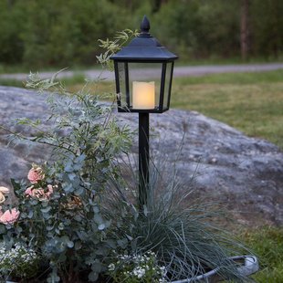 STAR TRADING LED-graflantaarn Flame Lantern, hoogte 52 cm