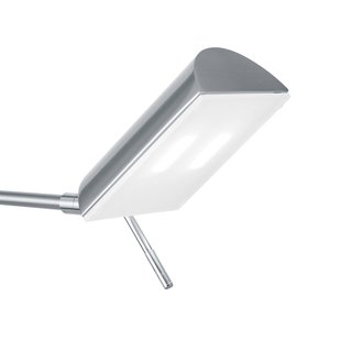 HELL LED tafellamp Graz, nikkel mat