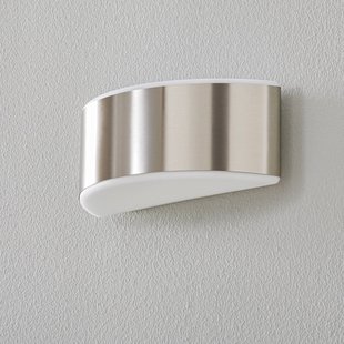 BEGA Prima wandlamp afschermkap roestvrij staal 25,4 cm