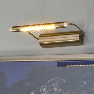 Bioledex Tommy schilderij verlichting, messingkleurig, werkt op batterijen