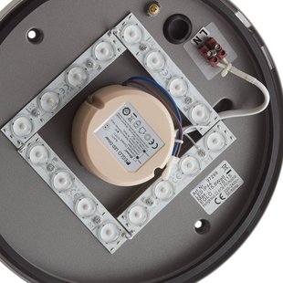 EGLO connect Locana-C LED buiten wandlamp zilver