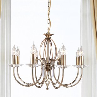 Elstead Kroonluchter Aegean 8-lamps Elstead Kroonluchter Aegean 8-lamps