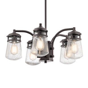 KICHLER Buiten hanglamp Lyndon, 5-lamps KICHLER Buiten hanglamp Lyndon, 5-lamps