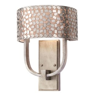 QUOIZEL Wandlamp Confetti in zilver antiek