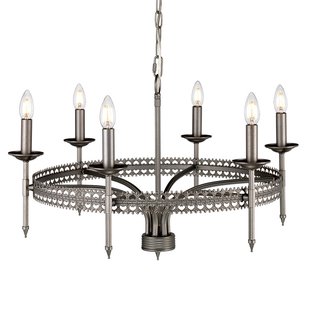 Elstead Kroonluchter Crown 6-lamps Elstead Kroonluchter Crown 6-lamps