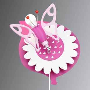 Elobra Wandlamp Vlinder voor kinderkamer, 1-lamp