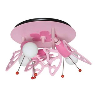 Elobra Plafondlamp Vlinder voor kinderkamer, 3-lamps