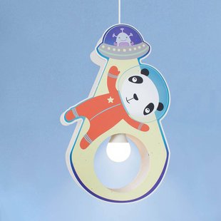 Elobra Little Astronauts Panda hanglamp