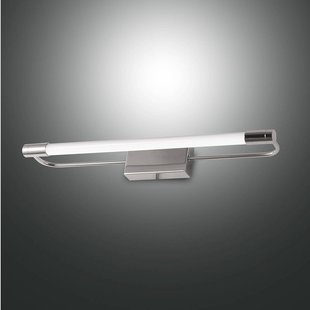 Fabas Luce LED wandlamp Rapallo, chroom, IP44, 40 cm