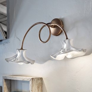Ferroluce Wandlamp Eleonora, 2-lamps