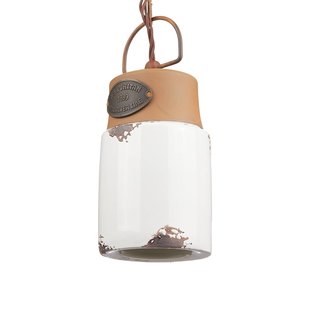 Ferroluce Hanglamp C1620, keramiek en metaal, wit