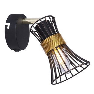 Globo Wandlamp 54814-1 met schakelaar