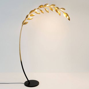 Holländer Vloerlamp Riso, 11-lamps, goud
