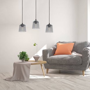 HELAM Hanglamp Lucea 3-lamps smoke