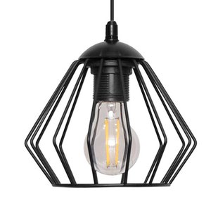 HELAM Hanglamp Agat zwart, 1-lamp