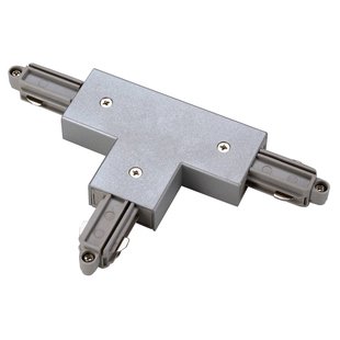 SLV T-connector 1-fase railsysteem links zilver