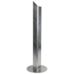 SLV Roestige vierkante grondpin voor tuinpadverlichting