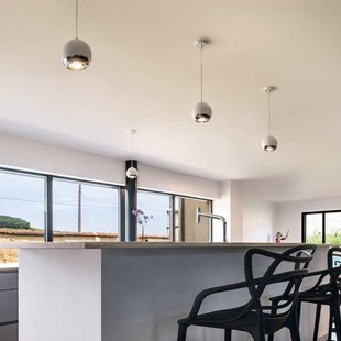 SLV Light Eye 150 hanglamp wit met chroom