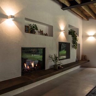 SLV LED wandlamp Logs In, wit/wit, aluminium, breedte 10 cm