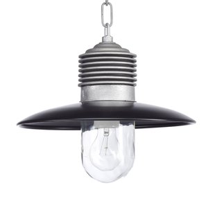 K.S. Verlichting Klassieke buiten hanglamp Ampère aluminium/zwart