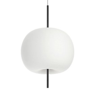 kdln Kushi hanglamp, zwart/wit, Ø 43 cm, dimbaar kdln Kushi hanglamp, zwart/wit, Ø 43 cm, dimbaar