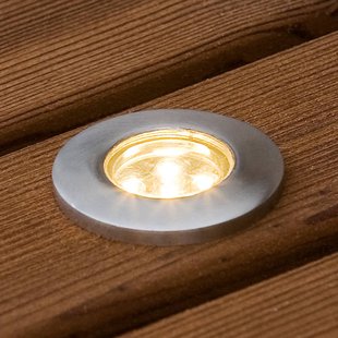 Konstsmide Mini-LED grondspot inbouwlamp 6per set vlak