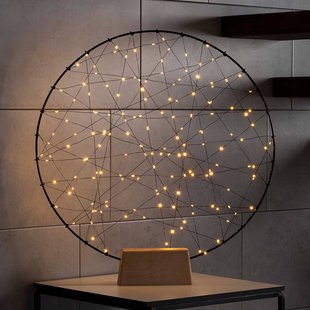 Konstsmide Christmas LED sfeerlamp metalen silhouet ring voor binnen Konstsmide Christmas LED sfeerlamp metalen silhouet ring voor binnen