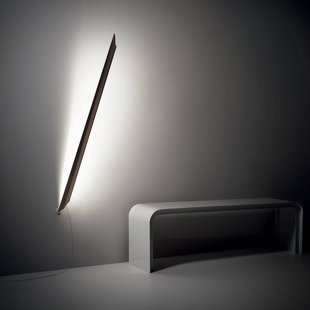 Knikerboker Schegge LED wandlamp, coffee