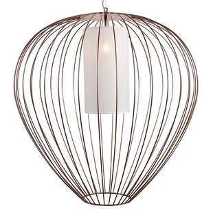 Karman Cell - kooi-hanglamp, Ø84cm, brons