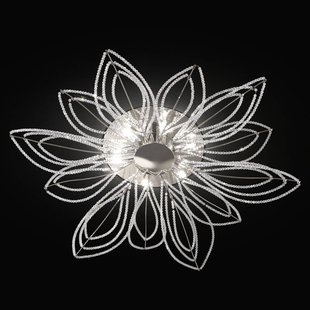 Patrizia Volpato Plafondlamp Girasole in bloemvorm, 70 cm