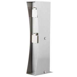 Ledino Stopcontactenblok Connect D2, roestvrij staal