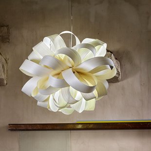 LZF LAMPS LZF Agatha Ball hanglamp, 84x80cm, ivoor LZF LAMPS LZF Agatha Ball hanglamp, 84x80cm, ivoor