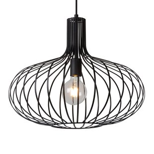 Lucide Hanglamp Manuela in zwart, 50 cm
