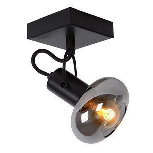 Lucide Plafondspot Madee zwart/rook, 1-lamp Lucide Plafondspot Madee zwart/rook, 1-lamp