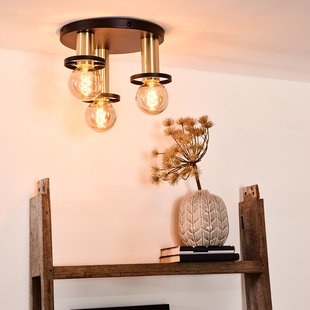 Lucide Plafondlamp Anaka, 3-lamps plafondlamp