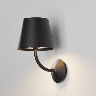 Lucide LED buiten wandlamp Justin in zwart