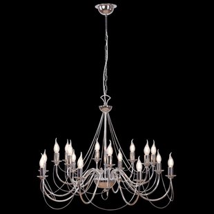 Domiluce Kroonluchter retro, 16-lichts, chroom