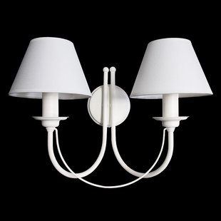 Domiluce Wandlamp Bona, 2-lamps, wit