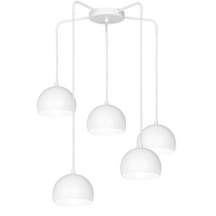 Luminex Sool hanglamp, wit, 5-lamps