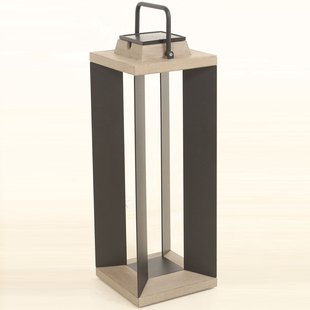 Les Jardins Zonnelantaarn Teckalu, aluminium zwart, 65,5cm