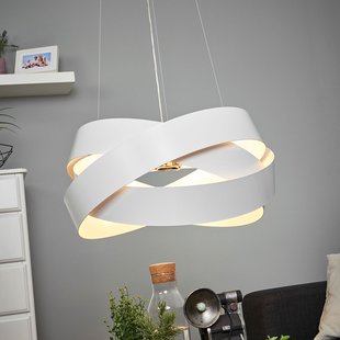Marchetti Pura hanglamp in wit, 60cm, 8x G9