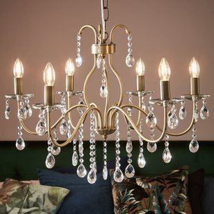 Markslöjd Kroonluchter Mary, metaal antiek