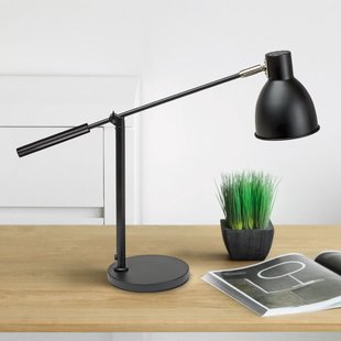 MAULfinja tafellamp, zwart, metaal, verstelbaar