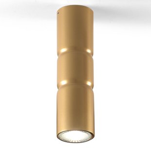Metallux Opbouw plafondlamp Turbo, vaststaand, goud