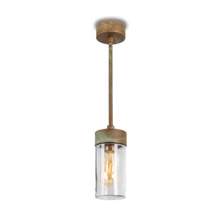 Moretti Luce Hanglamp Silindar 3358, messing antiek/helder